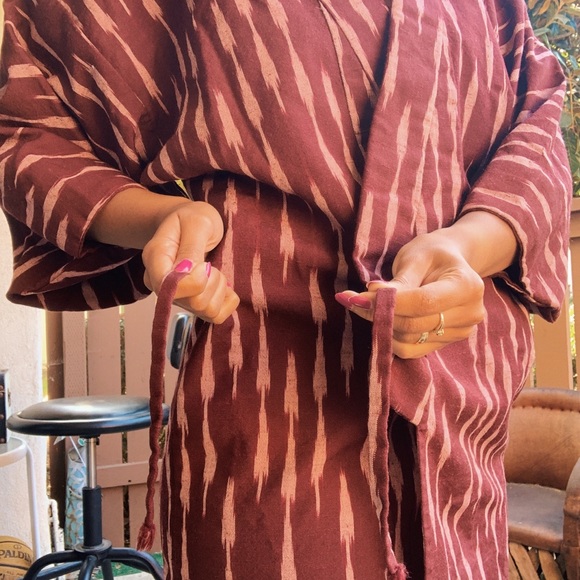 ❌SOLD❌Wool wrap dress or kimono - Picture 3 of 5